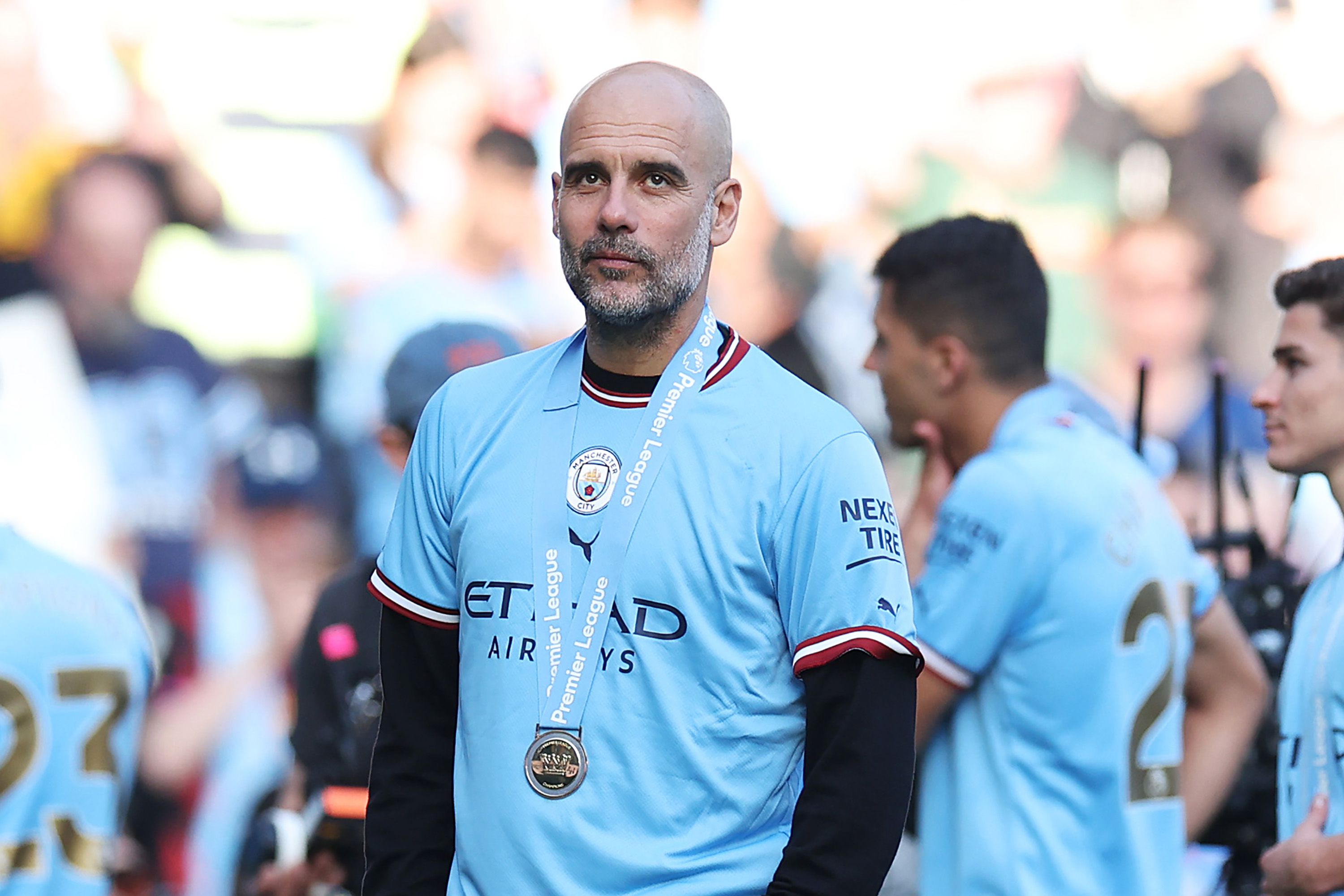 Pep Guardiola ötödik bajnoki címét aratta Angliában (Fotó: Getty Images)