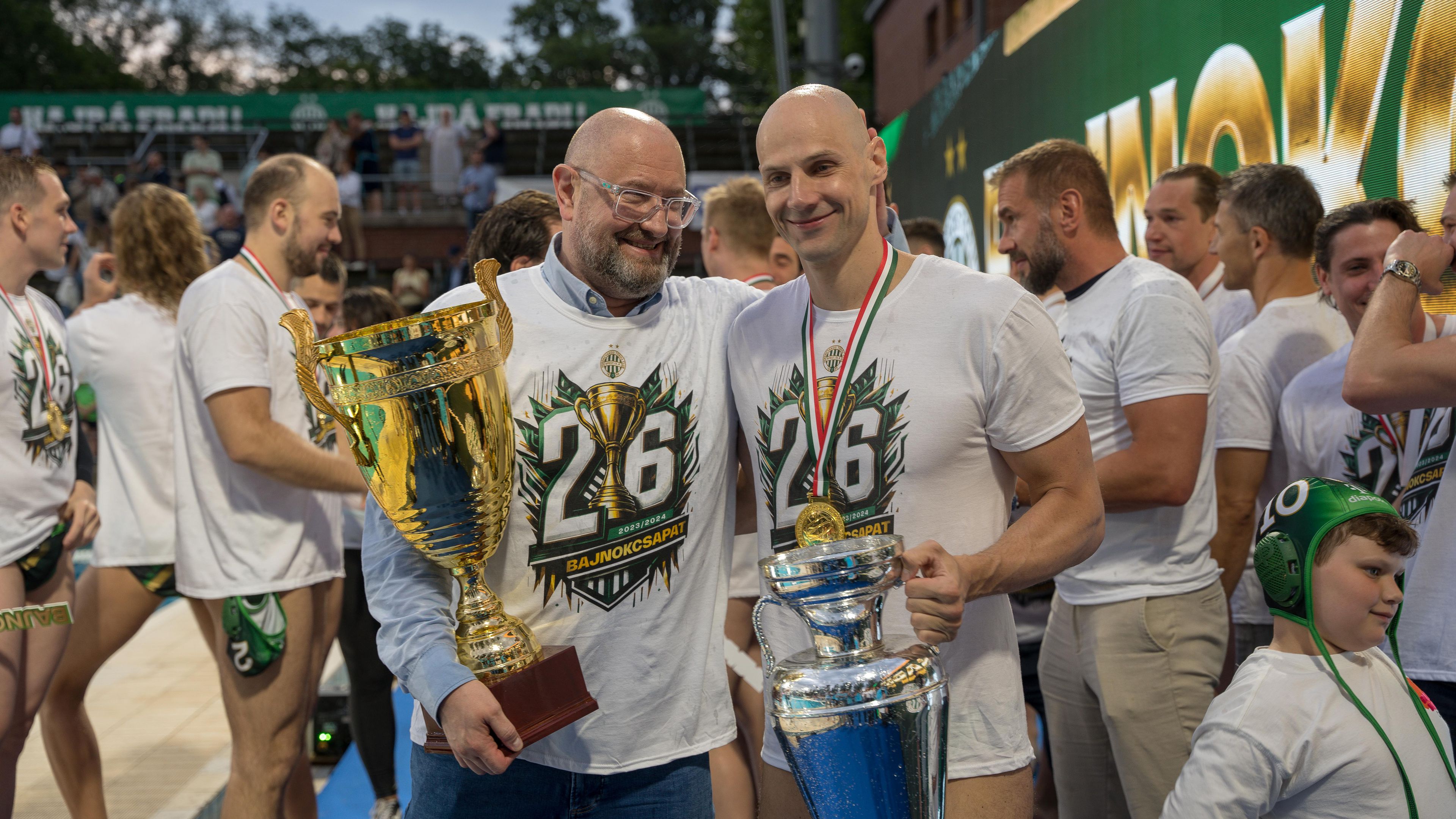 Varga Dénes tizenkettedik bajnoki címét ünnepelte (Fotó: Cselleng Ádám)