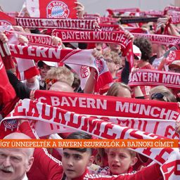 Így ünnepelték a Bayern München bajnoki címét