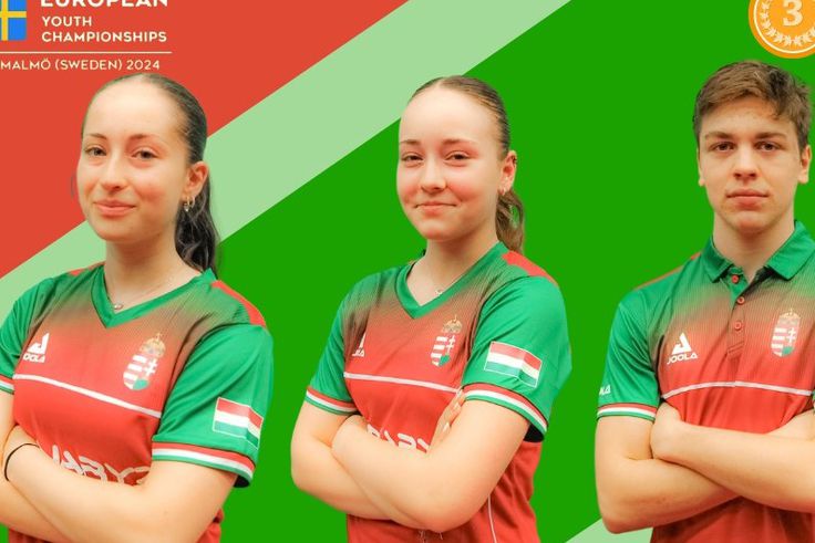 Két magyar bronz a korosztályos asztalitenisz Eb-n
