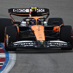 A piros zászlóval tarkított időmérő végén Lando Norris szerezte meg a pole pozíciót