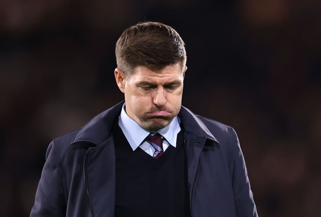 Steven Gerrard ideje lejárt az Aston Villa csapatánál / Fotó: Ryan Pierse/Getty Images
