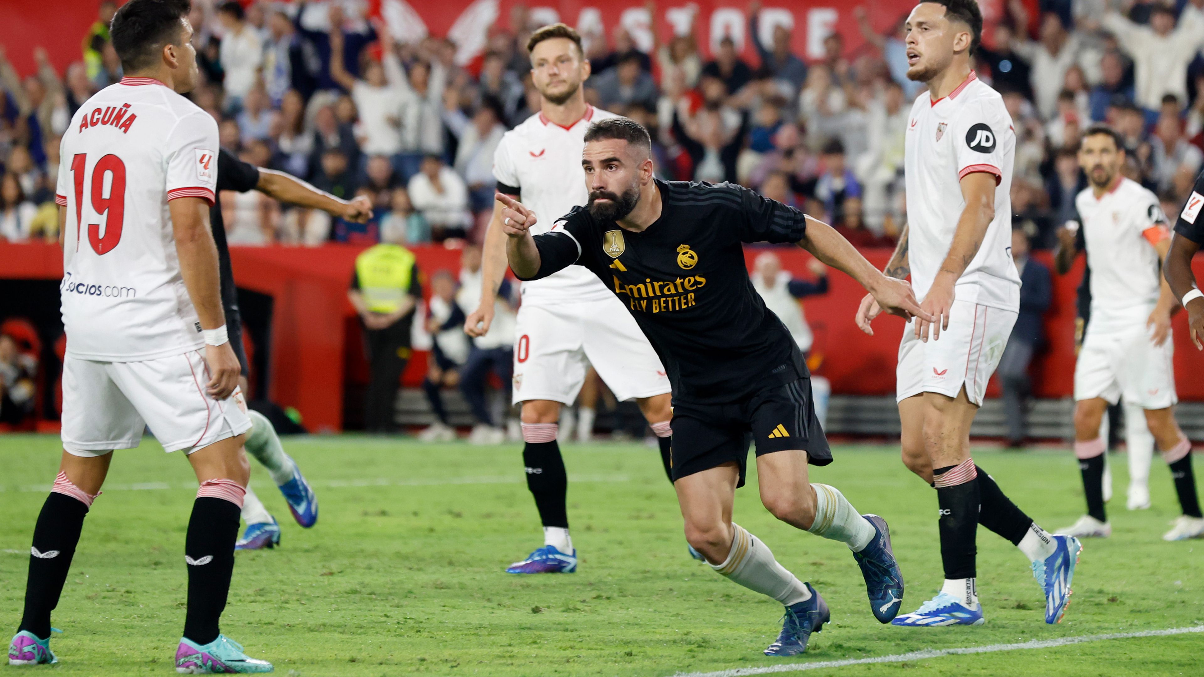 Dani Carvajal fejesével egyenlített a Real Madrid a Sevilla otthonában