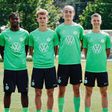 Mándity (jobbra) egyik álmát már teljesítette (Fotó: VFL Wolfsburg)