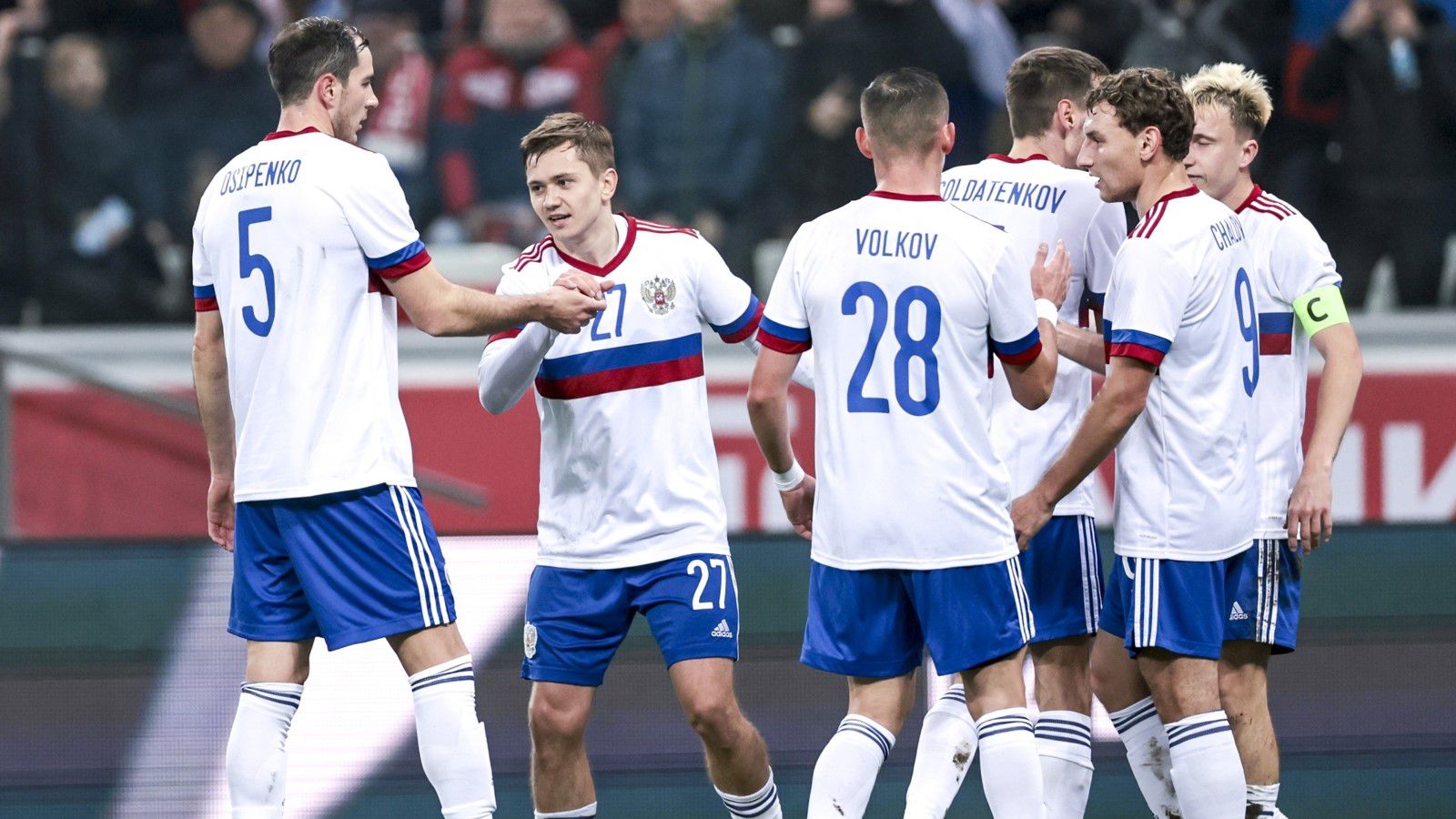 Az oroszok nyolc gólt ünnepelhettek Volgográdban (Fotó: rfs.ru)