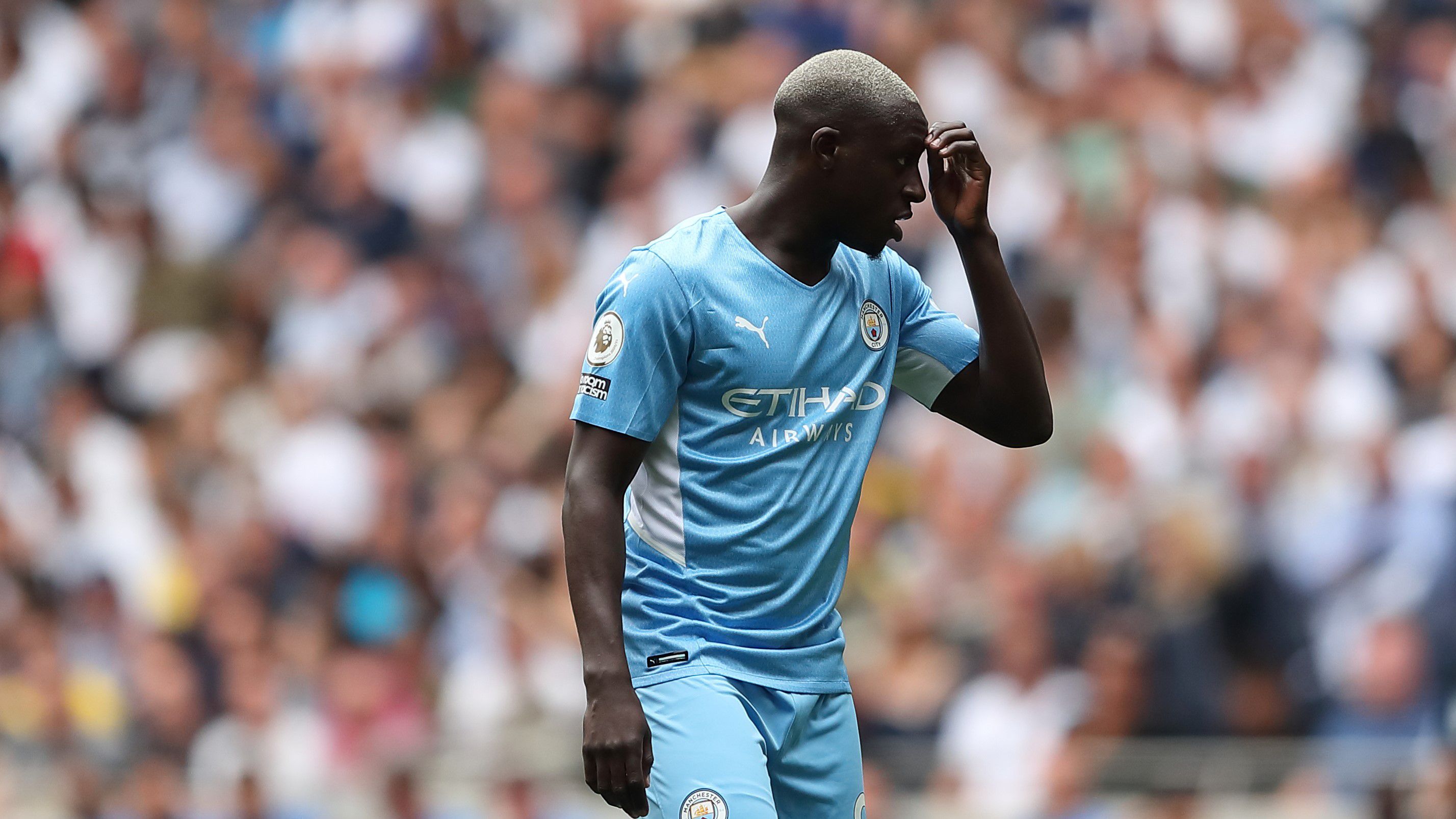 Benjamin Mendy összesen 75 tétmérkőzésen viselte a Manchester City mezét