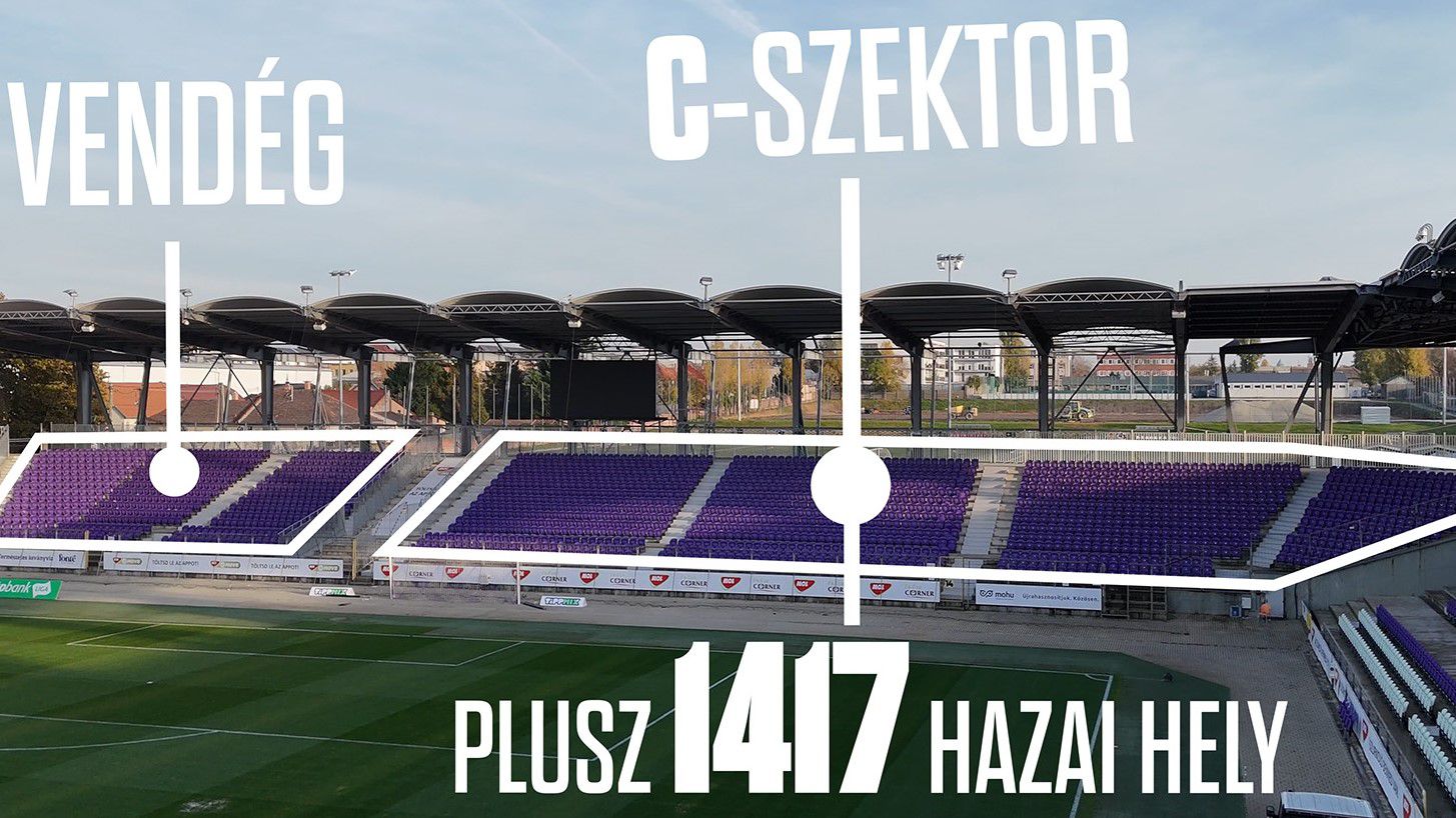 Nem fognak örülni a fradisták: a derbi előtt szűkítette vendégszektorát az Újpest