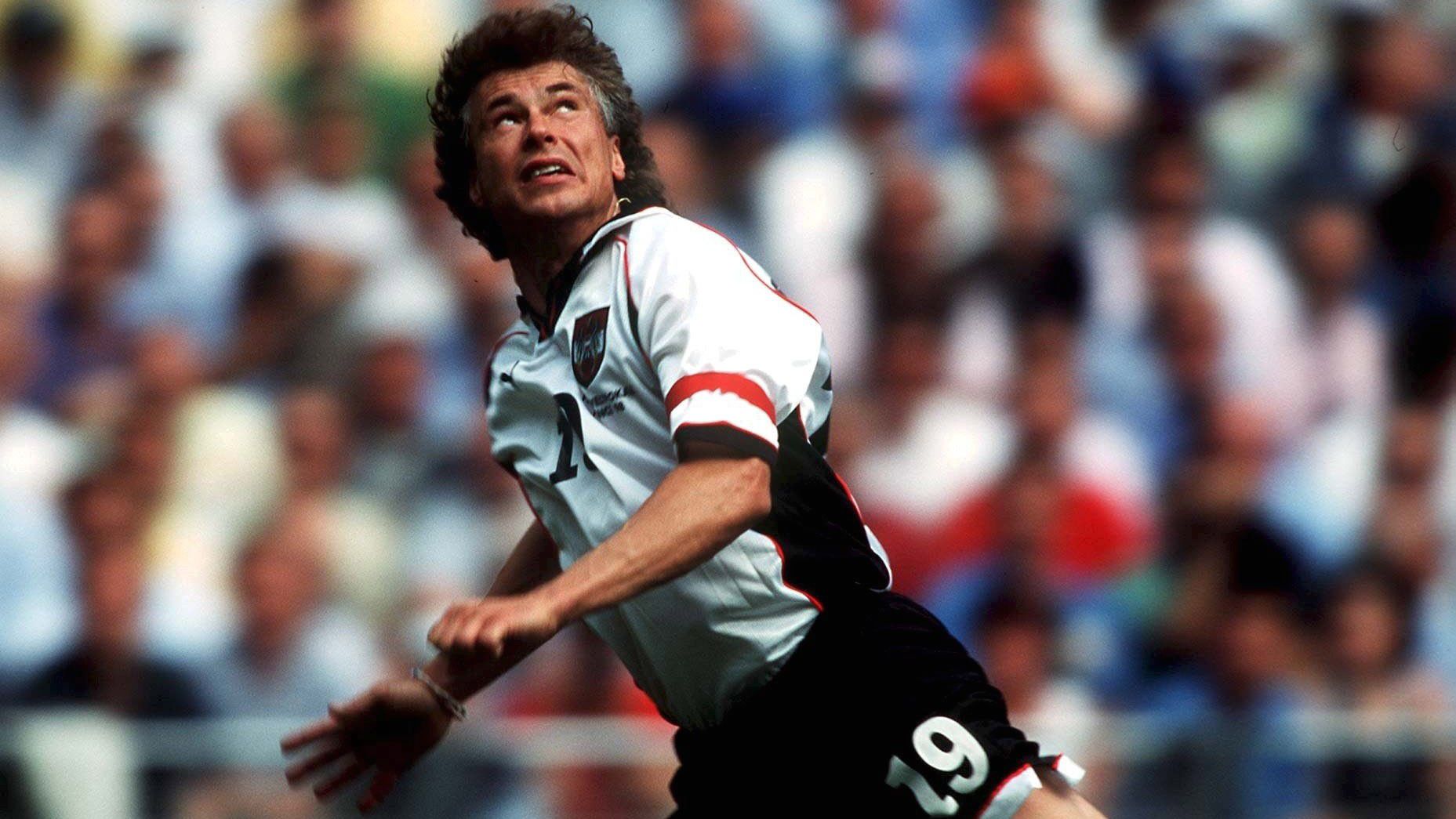 Még az 1998-es világbajnokságon is játszott az osztrák válogatottban (Fotó: Getty Images)