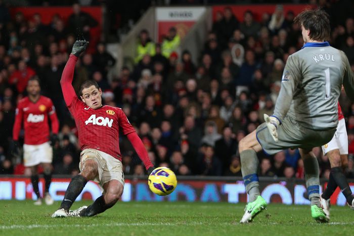 Javier Hernández győztes gólja a Newcastle ellen 2012-ben