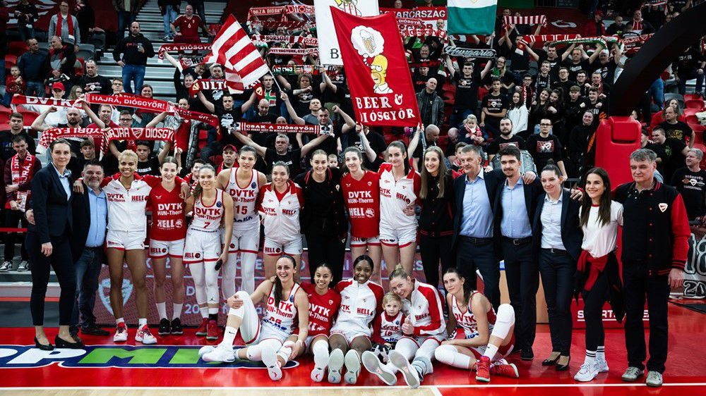 A DVTK már biztosan negyeddöntős az Euroligában (Fotó: FIBA)