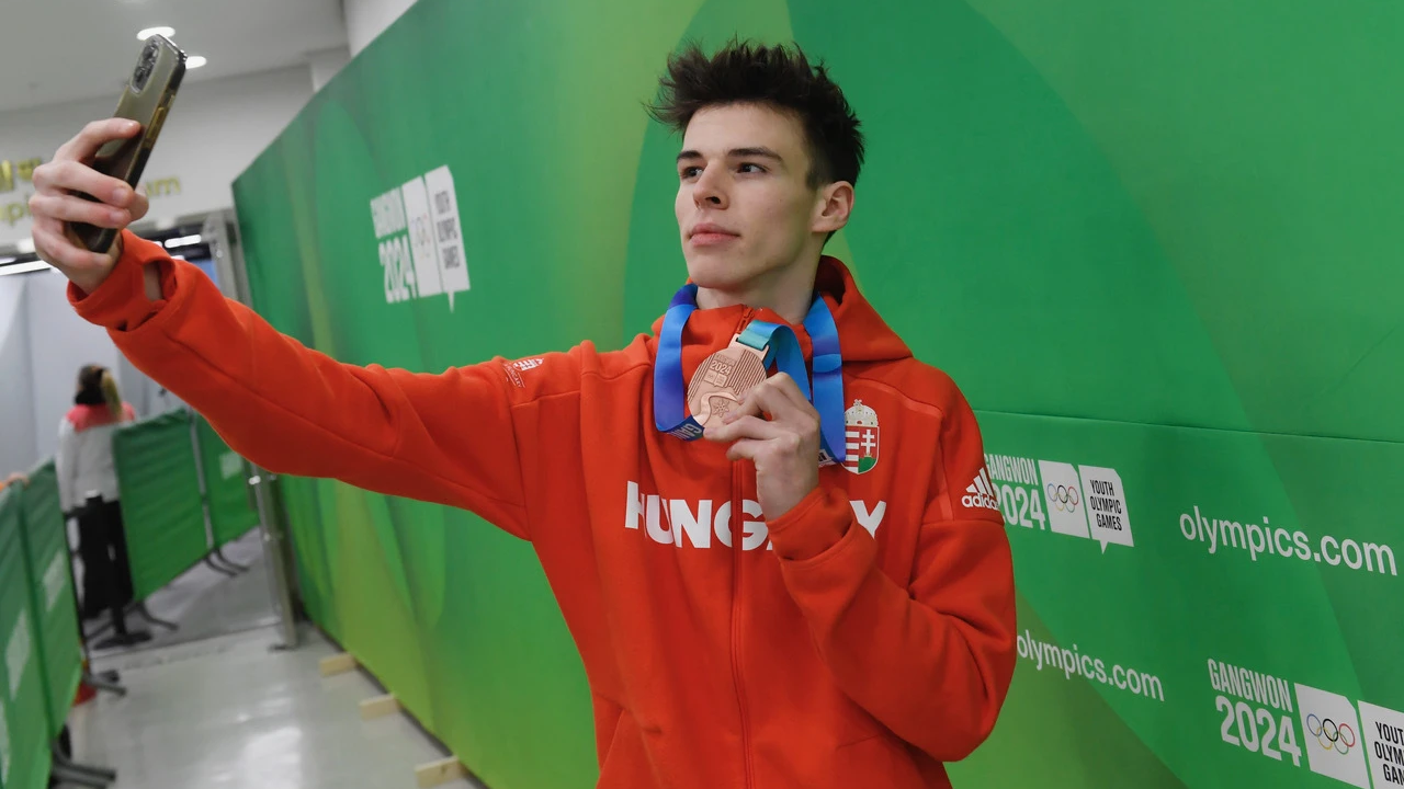 Major Dominik szerezte az első magyar érmet a téli ifjúsági olimpián (Fotó: olimpia.hu)