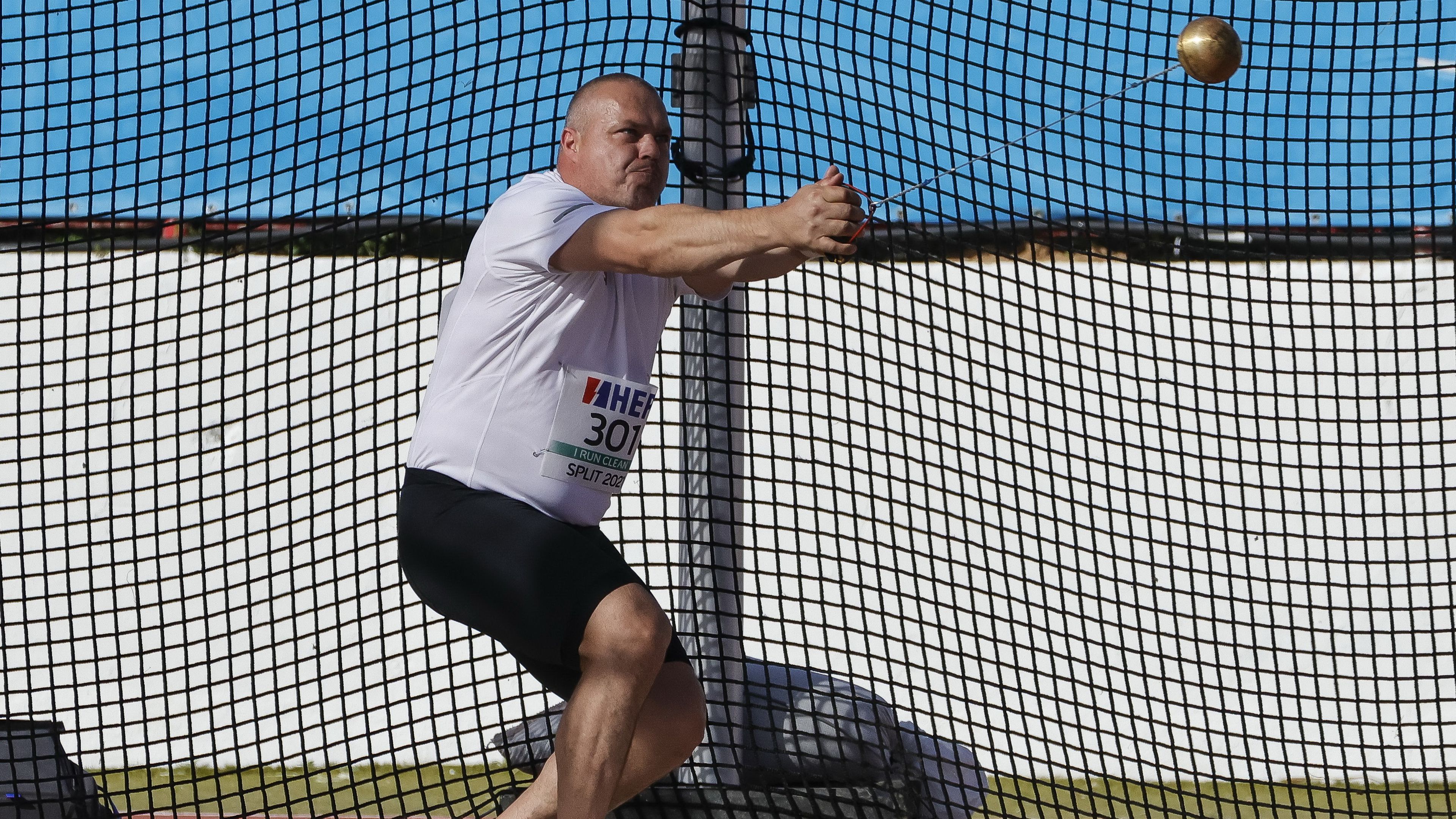 Pars Krisztián olimpiai bajnok kalapácsvetőre idén több nagy dobás is vár még/Getty