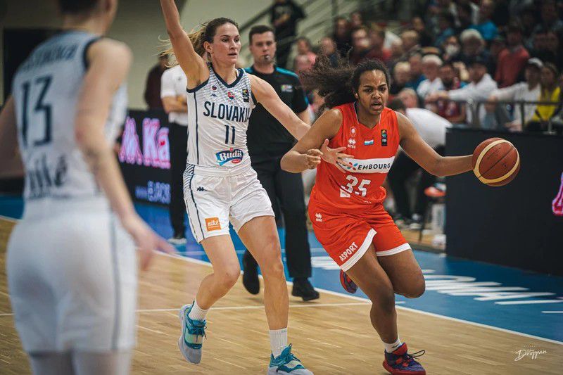 Szabina akcióban a válogatottban (Fotó: FIBA Basketball)