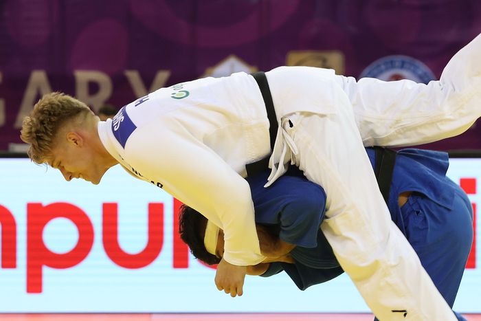 Sáfrány ipponnal nyert (fotó: Fuszek Gábor)