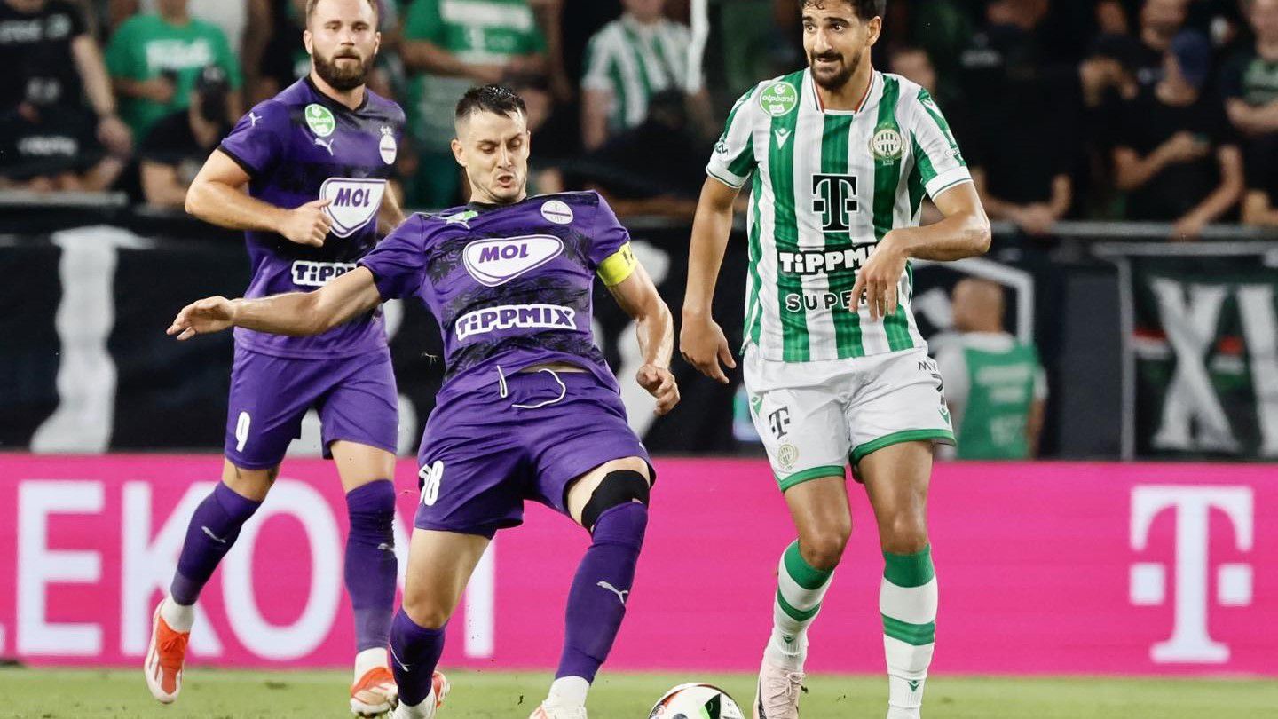 Matija Ljujics a Boracnak drukkol a Ferencváros elleni Európa-liga-selejtezőben (Fotó: Facebook/Újpest FC)