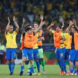 Öt csatárral rohan az ellenfélnek a brazil futballválogatott