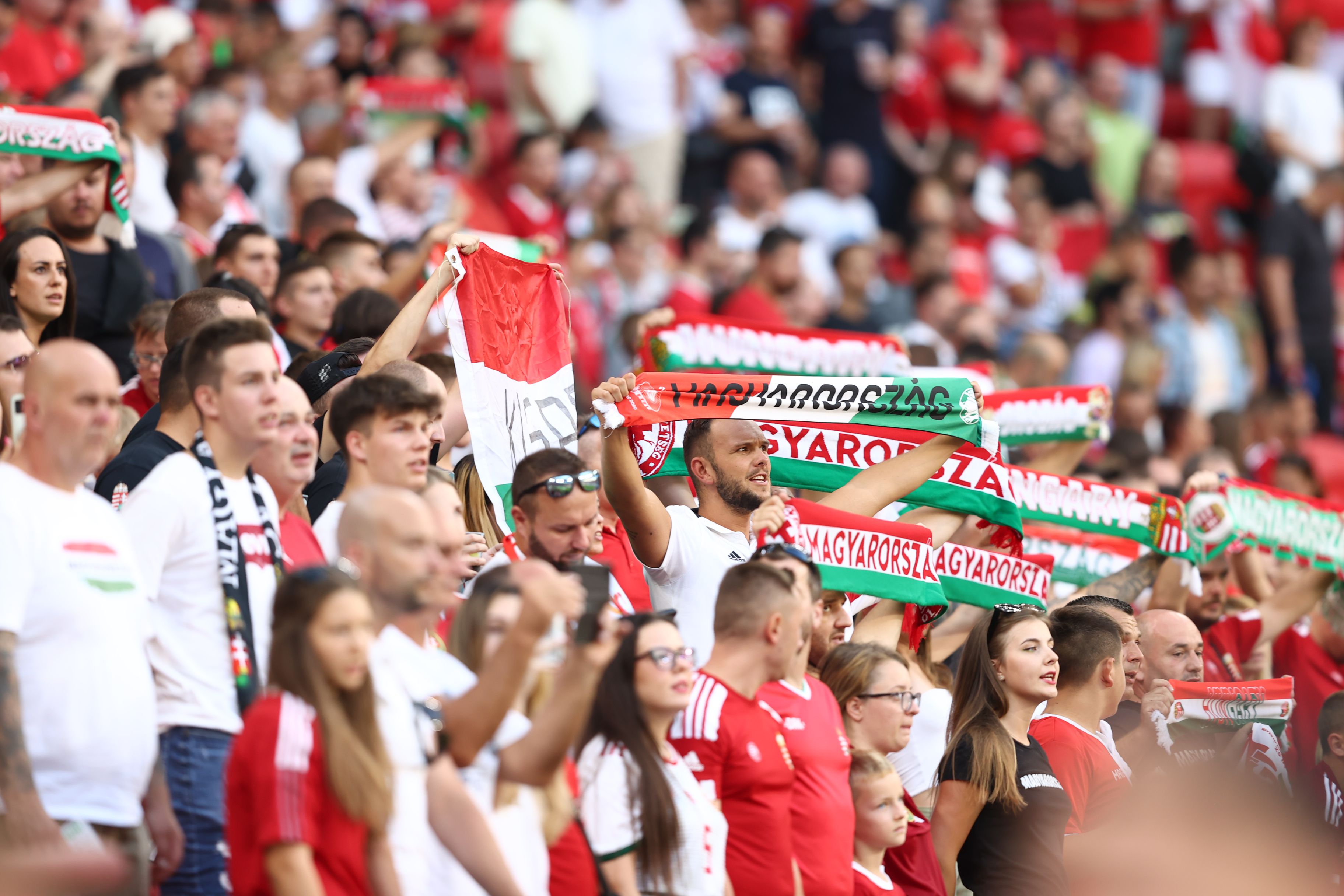 A magyar–szerb meccsen is tele lesz a Puskás Aréna (Fotó: Pozsonyi Zita)