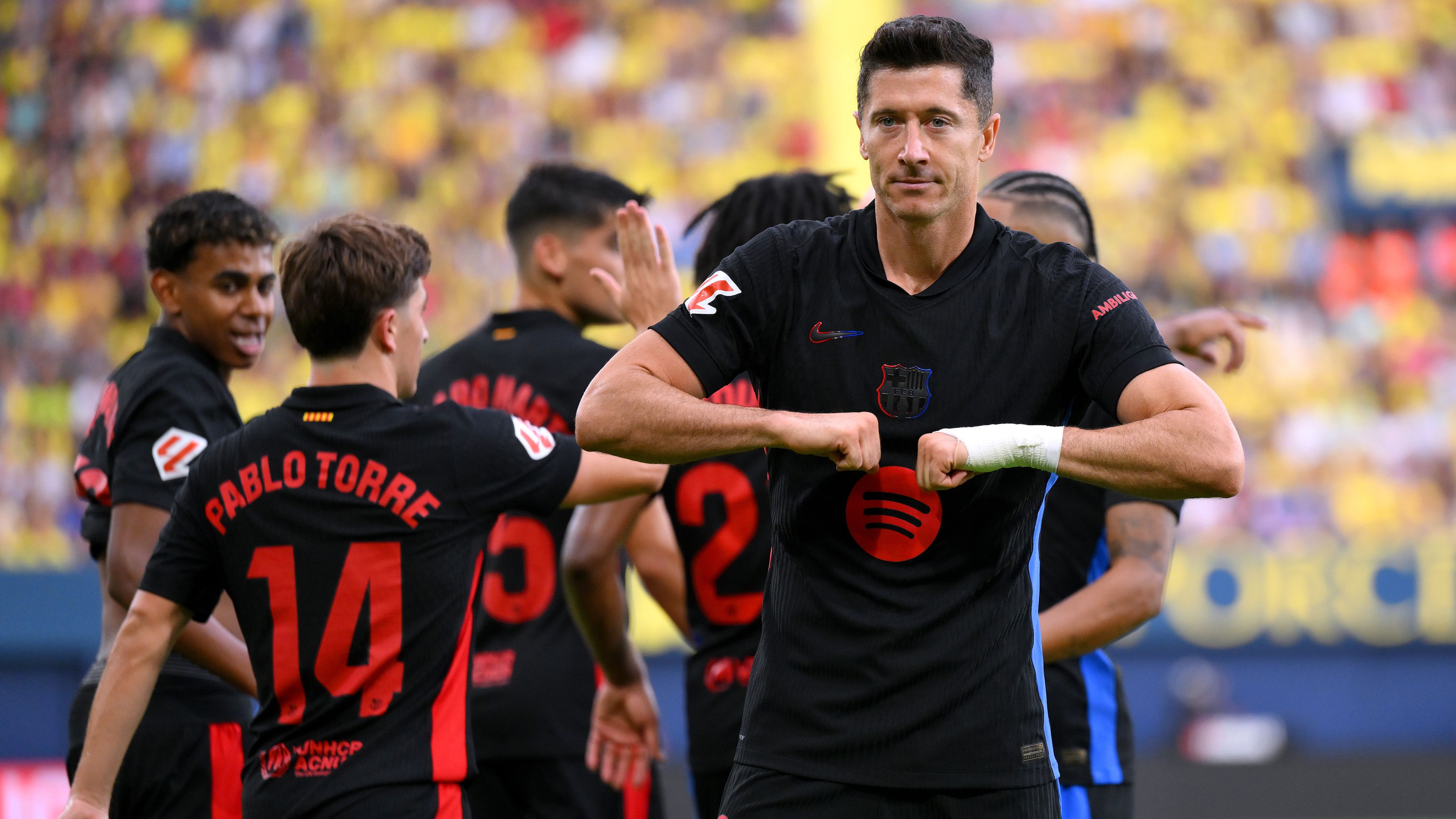 Robert Lewandowski másodszor duplázott ebben a szezonban, és hat találattal vezeti a La Liga góllövőlistáját