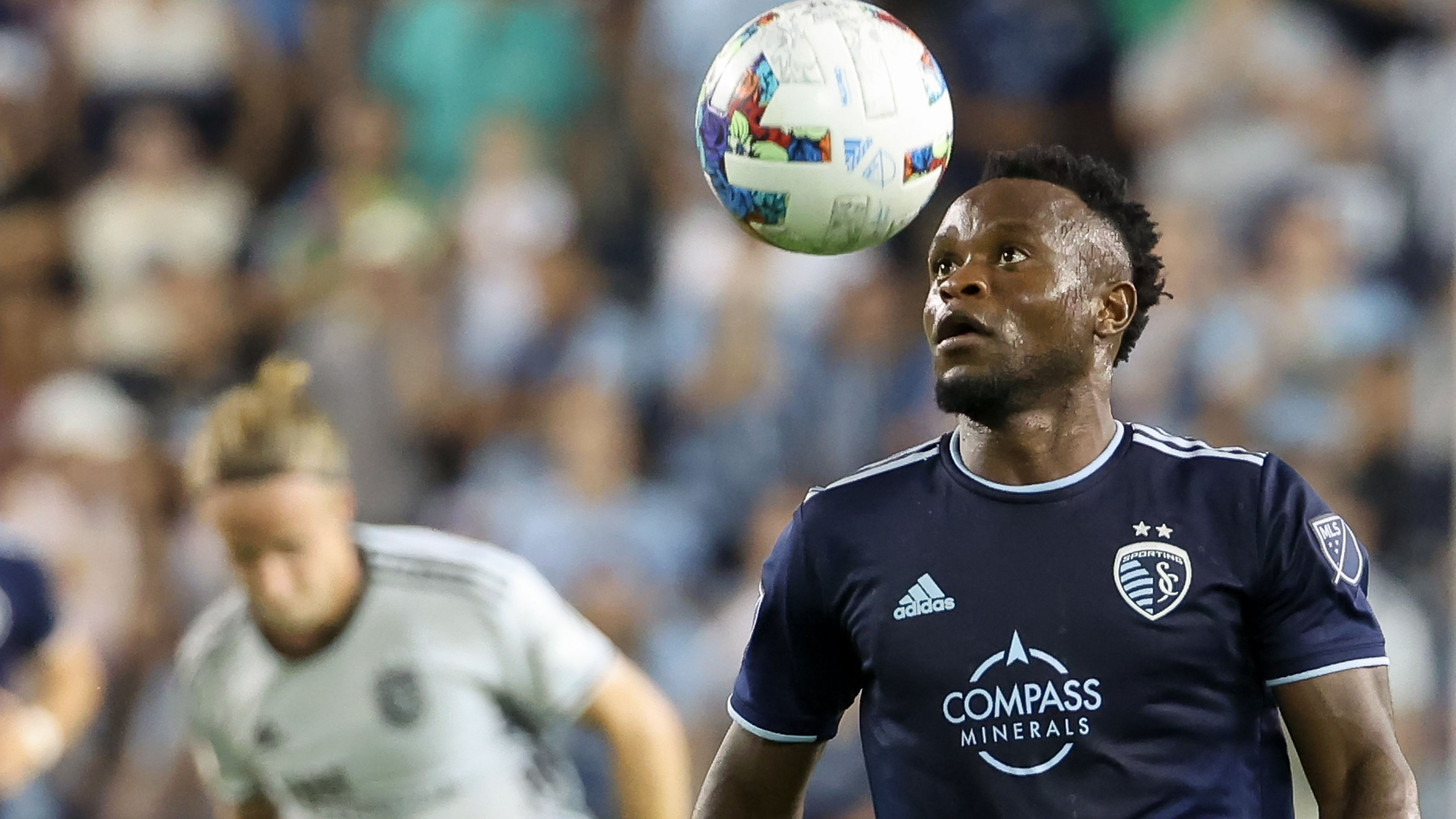 Sallói Dániel csapattársa, William Agada elszalasztotta a pontszerzést a Minnesota United elleni bajnoki hajrájában. (Fotó: Getty Images)