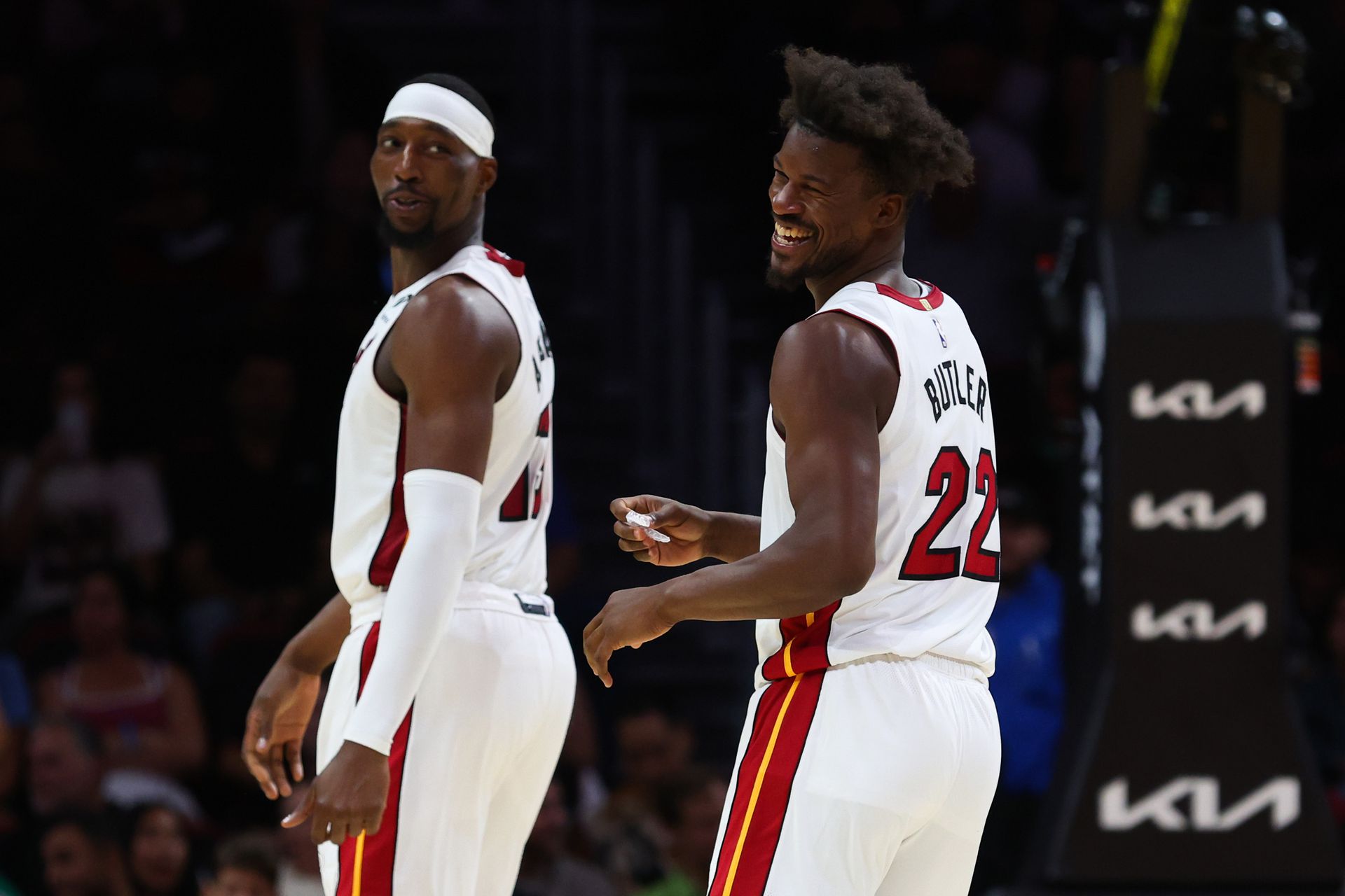 Bam Adebayo és Jimmy Butler. Fotó: Getty Images.