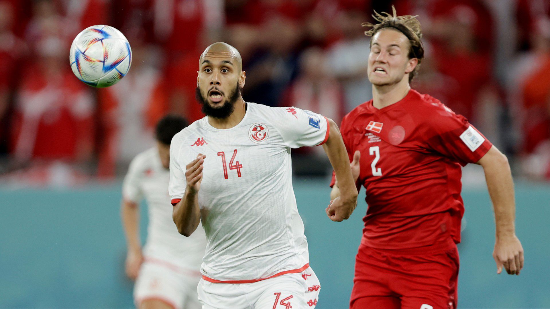 „Nem csak védekezni jöttünk” – Laidouni lett a Dánia elleni meccs legjobbja