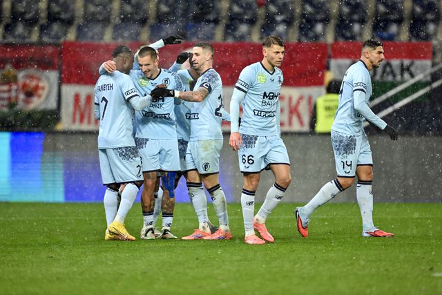 A felcsútiak mindkét gólját a magyar válogatott támadó szerezte. Fotó: PAFC