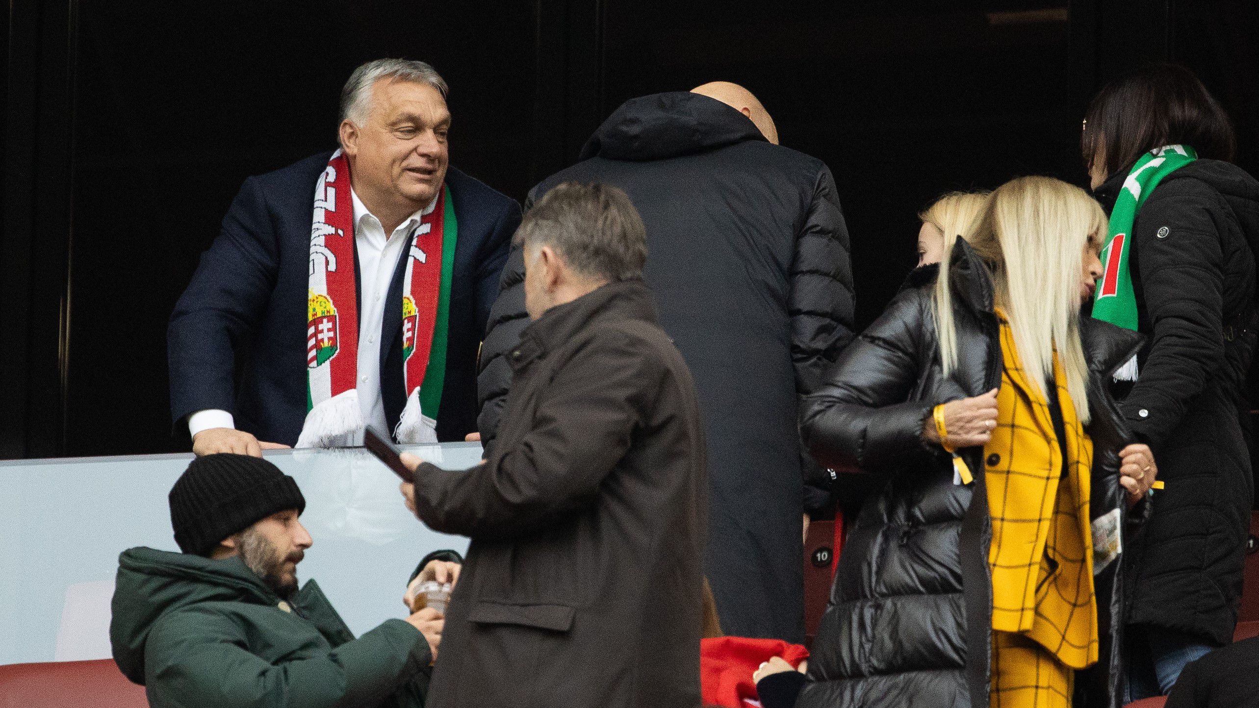 Orbán Viktor nélkül nem kezdődhet meccs a Puskás Arénában (Fotó: Zsolnai Péter)