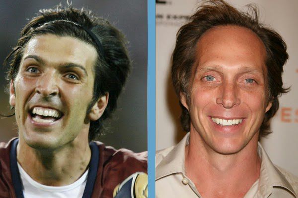 Gianluigi Buffon és William Fichtner amerikai színész