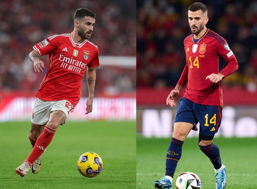 Rafa Silva (Benfica) és José Gaya (Valencia)