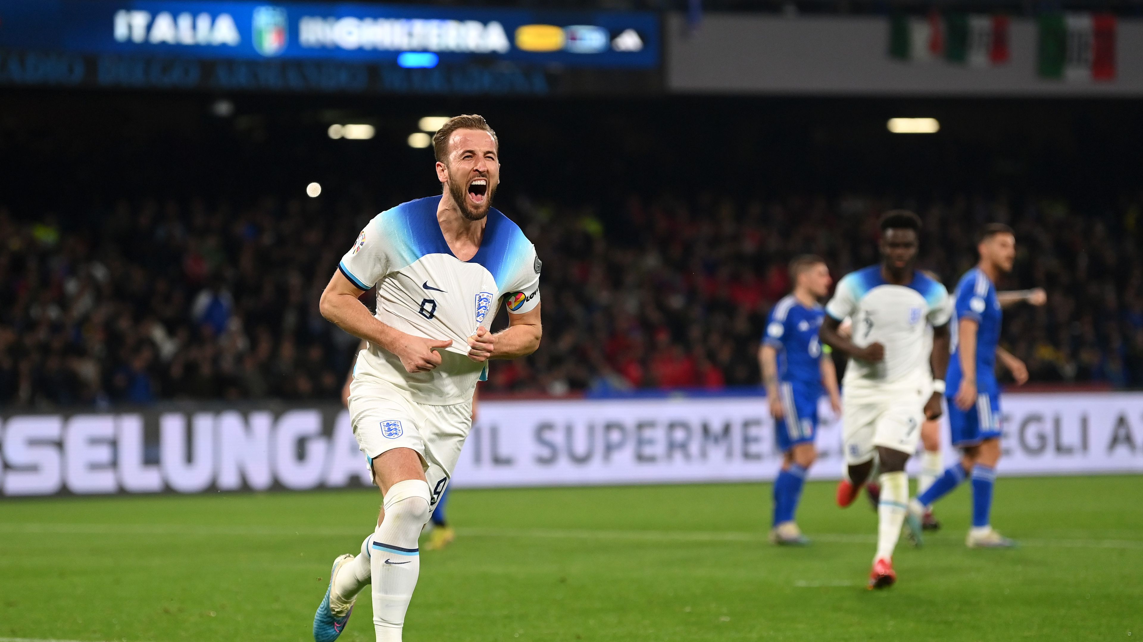 Harry Kane történelmet írt, Anglia idegenben győzte le Olaszországot– videókkal