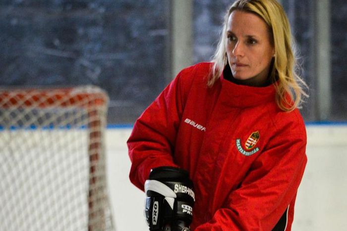 Kolbenheyer szerint cél a nyolc közé jutás a női jégkorong-vb-n (Fotó: MTI)