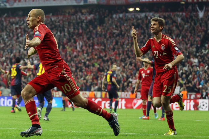 Arjen Robben és Thomas Müller is remek játékkal, valamint góllal, gólokkal segítette győzelemhez a Bayern Münchent