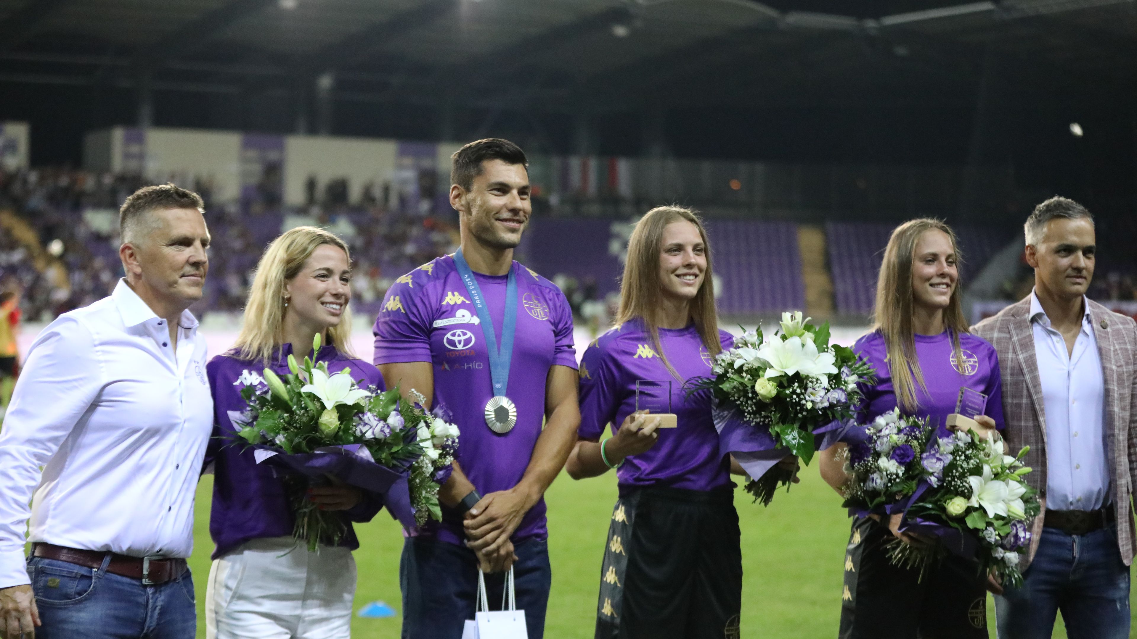 Olimpikonjait köszöntötte az Újpest a Debrecen ellen