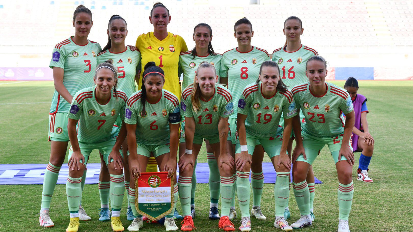 Női válogatottunk először lépett pályára a Nemzetek Ligájában (Fotó: mlsz.hu)