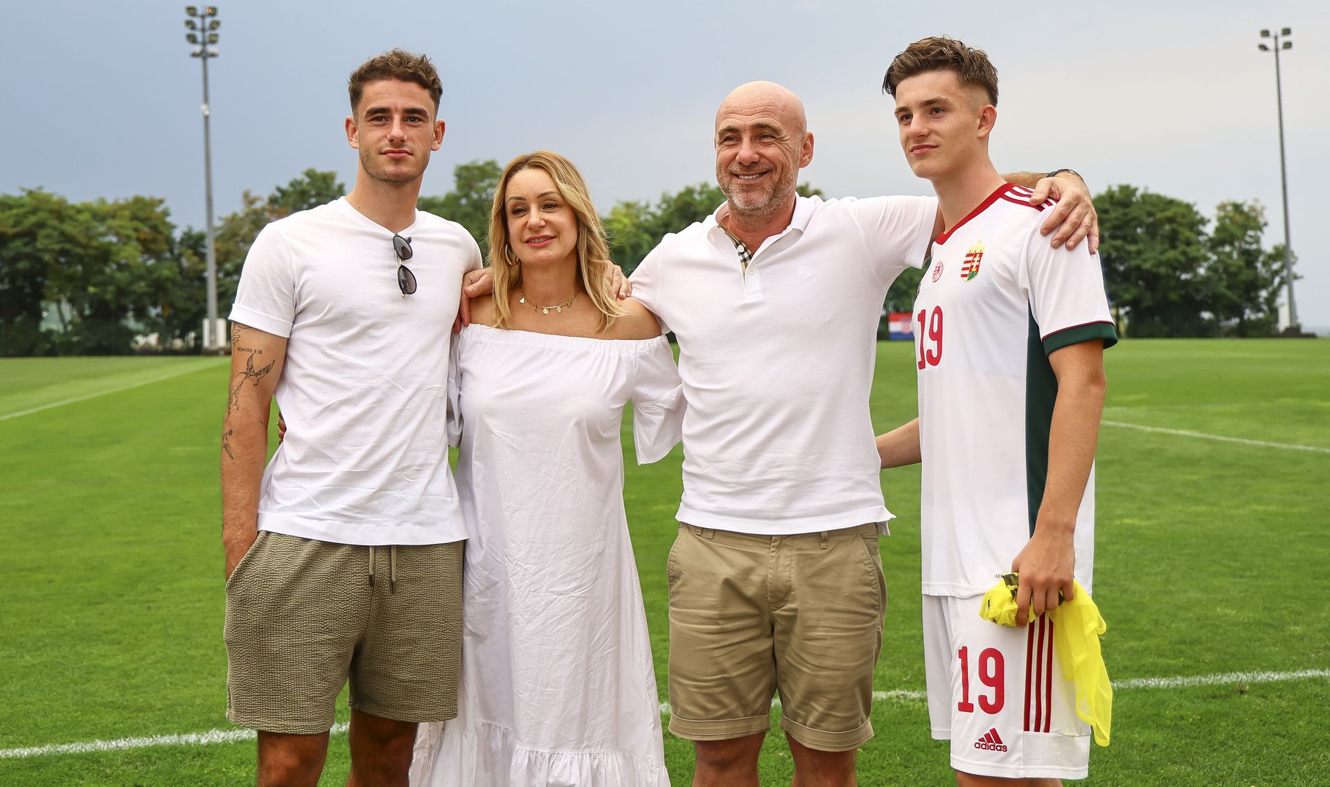 Szülői büszkeség: Dominik (balra) az Újpest, Patrik (jobbra) a Vasas – és az U17-es válogatott – játékosa
