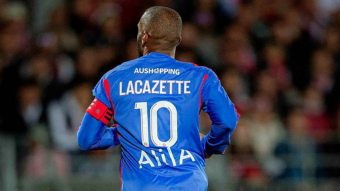 Alexandre Lacazette nem ilyen szezonról álmodott a Lyonnál (fotó: Facebook, Olympique Lyonnais)