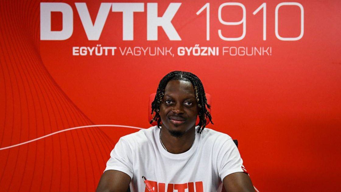 Valentino Adedokun a következő idényben a diósgyőrieket erősíti (Fotó: dvtk.eu)