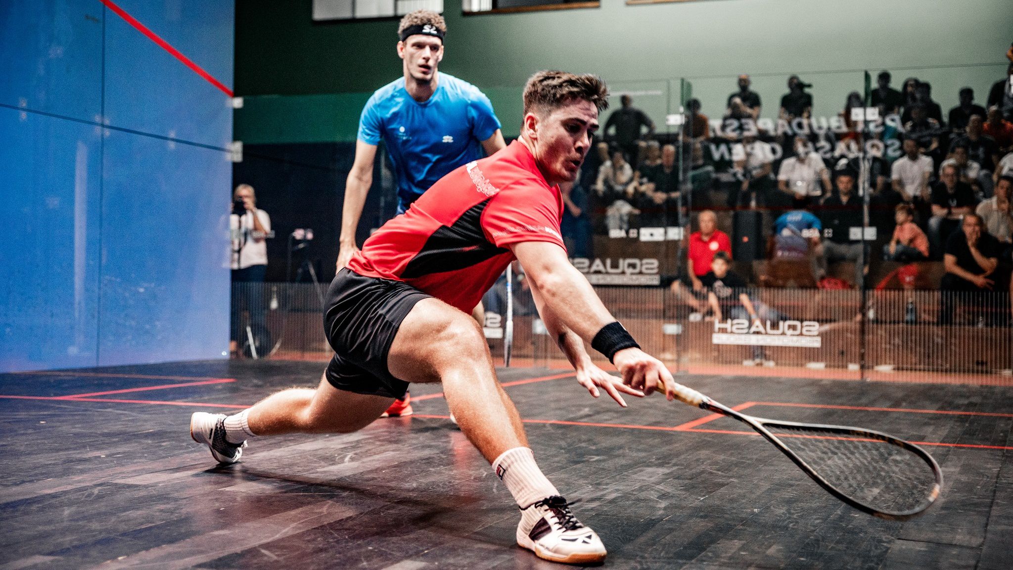 Két magyar is búcsúzott vasárnap (Fotó: PSA Budapest Squash Open/Facebook)