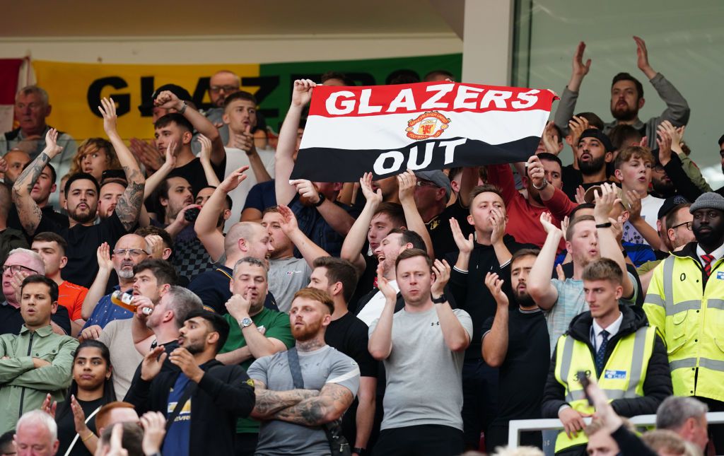 A Manchester United szurkolói már évek óta tüntetnek a Glazer-család ellen (Fotó: Getty Images/Martin Rickett)