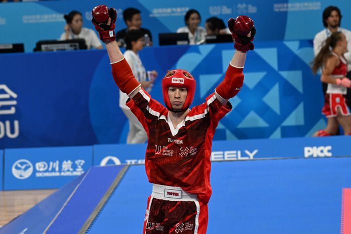 A magyar sportolónak a Világjátékokon sikerült győznie. Fotó: MKBSZ