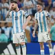Kylian Mbappé és Lionel Messi a világbajnoki döntőben