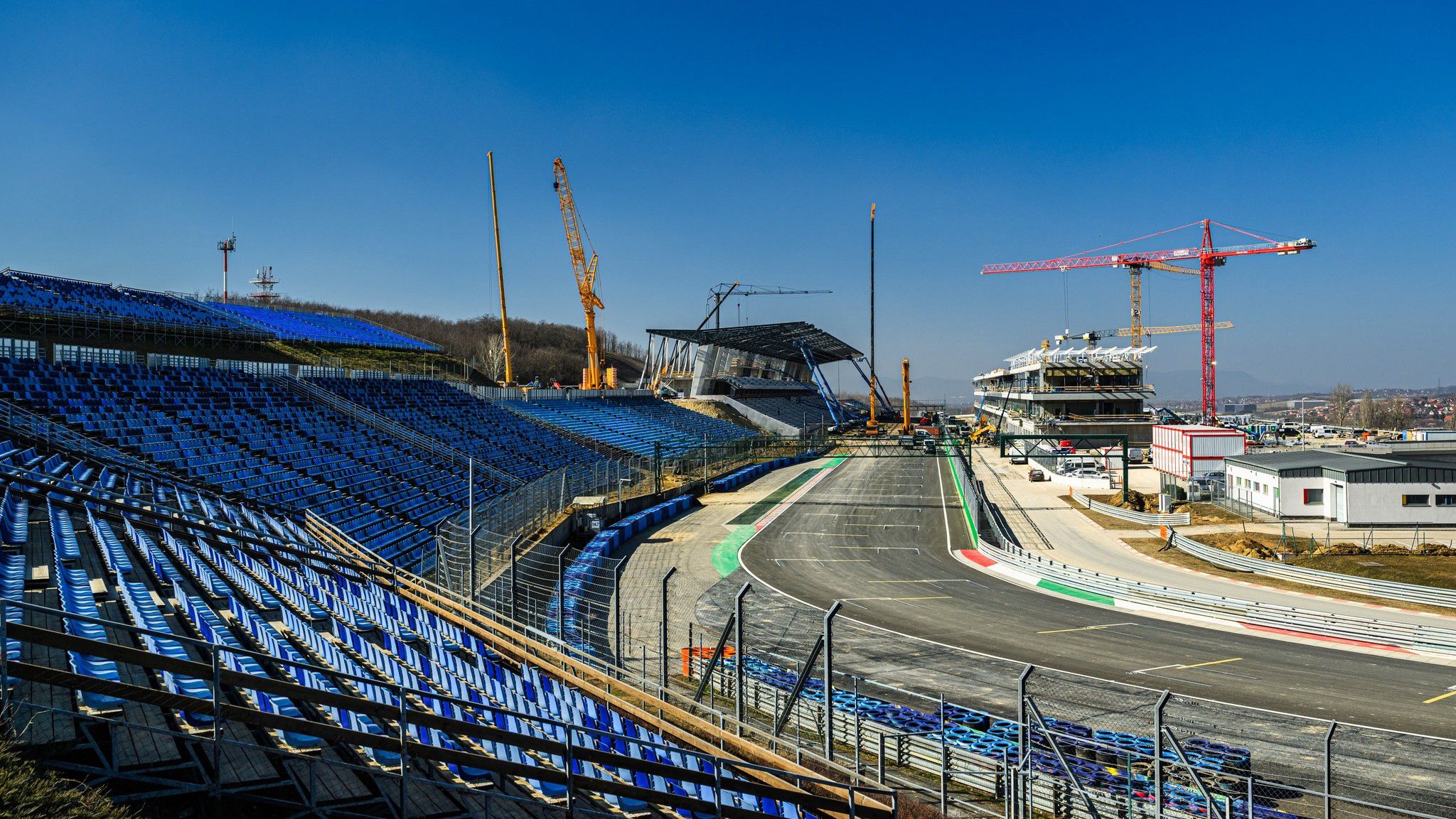 Ütemterv szerint halad a Hungaroring felújítása