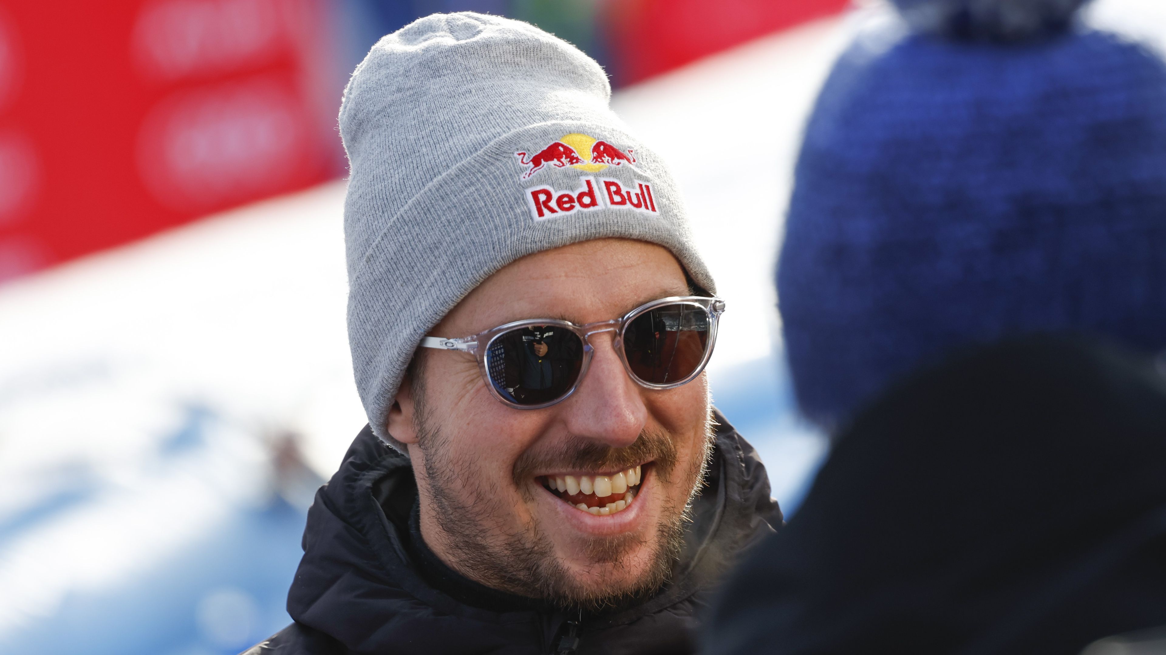 Hirscher 2022-ben. Szemmel láthatóan „nyuggerként” is jól érezte magát (Fotó: Getty Images)