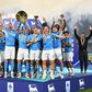 Videón a Napoli bajnoki ceremóniája és a városi örömünnep