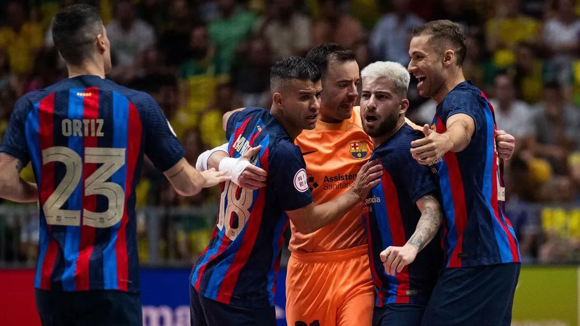 Péntek este az FC Barcelona futsalcsapata is bajnok lett (Fotó: fcbarcelona.com)