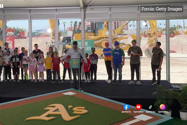 Megtörtént az alapkőletétel az Oakland Athletics új las vegasi stadionjánál