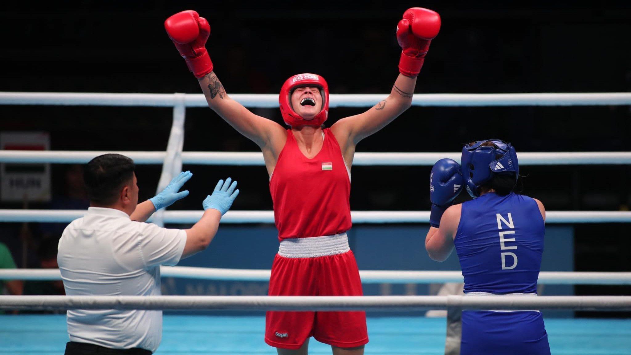 Ezzel  a külsővel készül az ellenfelekre a sporttörténet első magyar női bokszolimpikonja