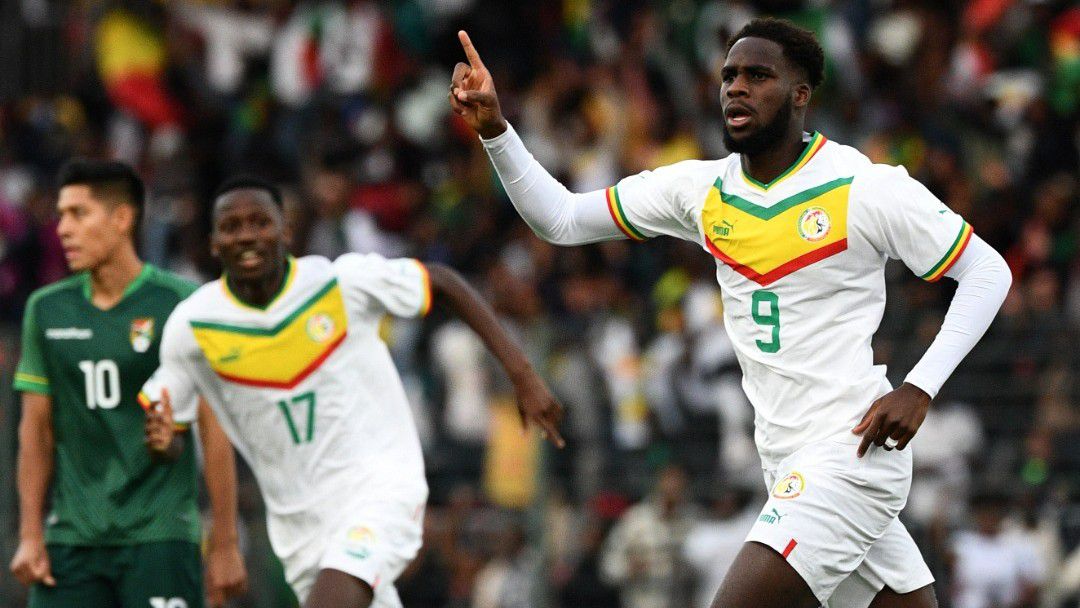 Boulaye Dia (9) góljával szerzett vezetést Szenegál (Fotó: Twitter/Goal Africa)