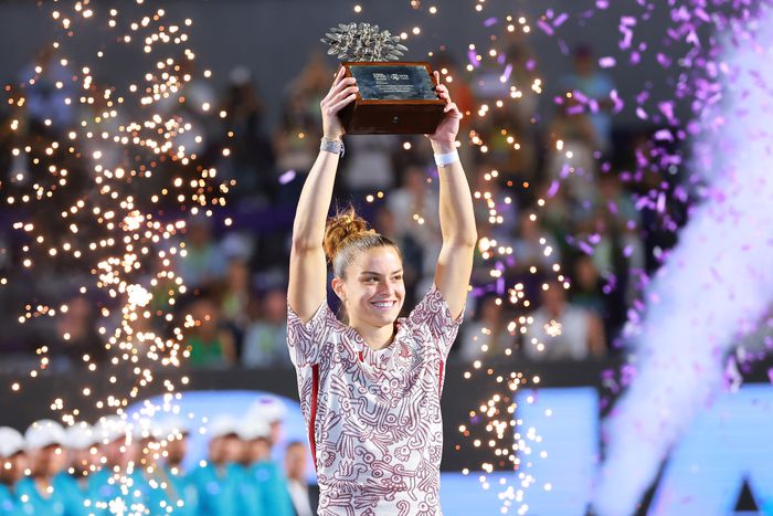 Szakkari pályafutása második WTA-tornáját nyerte