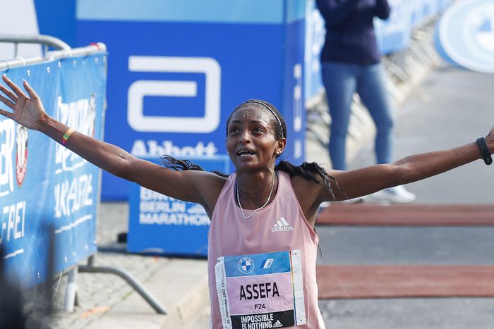 Tigst Assefa a 2022-es versenyen